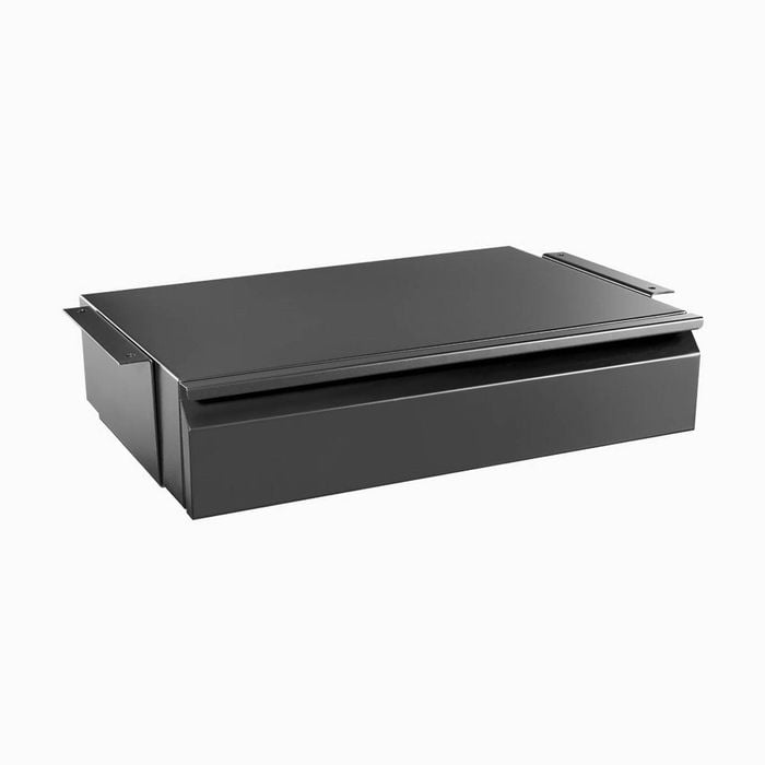 Desky Under Desk Drawer, No Gap - Black