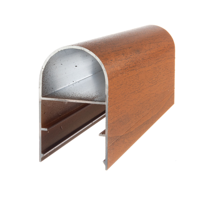 DECO 65 x 40mm Ironbark DecoBatten QuickClick Radius Cover