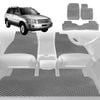 6D Diamond Car Floor Mats for Toyota Kluger (XU20)2001-2007-Full Set-Grey-Outback GT