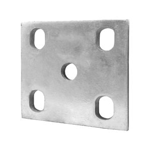 Sunrise Fish Plate Galvanised 10mm Slotted Suit 60mm Spring - Fp708010g
