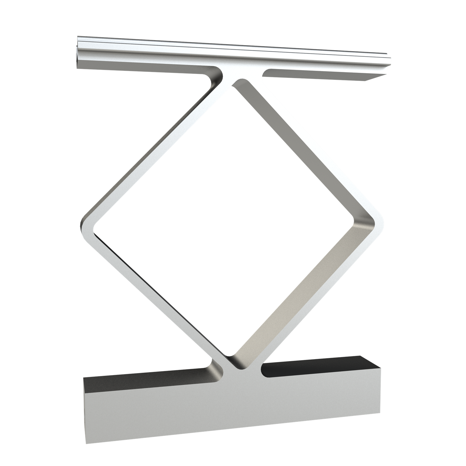 Peak Silver Aluminium Deck Balustrade Decorative Handrail Spacer - 4 Pack product image