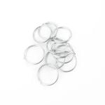Windoware 25mm Satin Curtain Rod Split Ring - 50 Pack