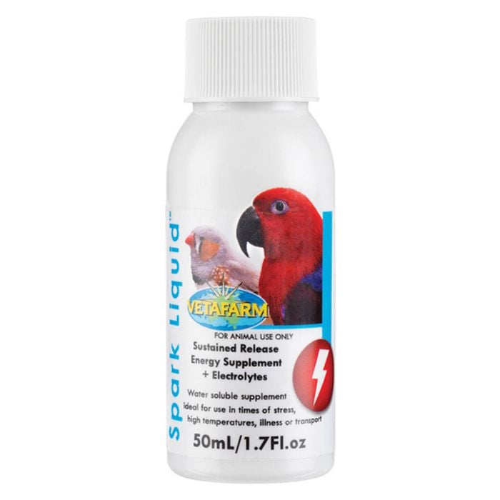 Vetafarm Spark Liquid Concentrate Energy Electrolyte Bird 50ml