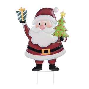 69.5cm Festive Christmas Santa Outdoor Stake