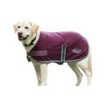WeatherBeeta 55cm Maroon/Grey ComFiTec Fleece Dog Coat