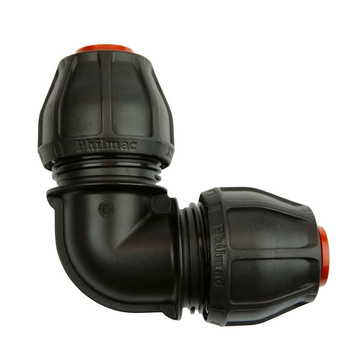 Philmac 1-1/4" Poly x Poly Rural Elbow