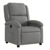 vidaXL Recliner Chair Reclining Armchair Office Single Sofa Dark Grey Fabric