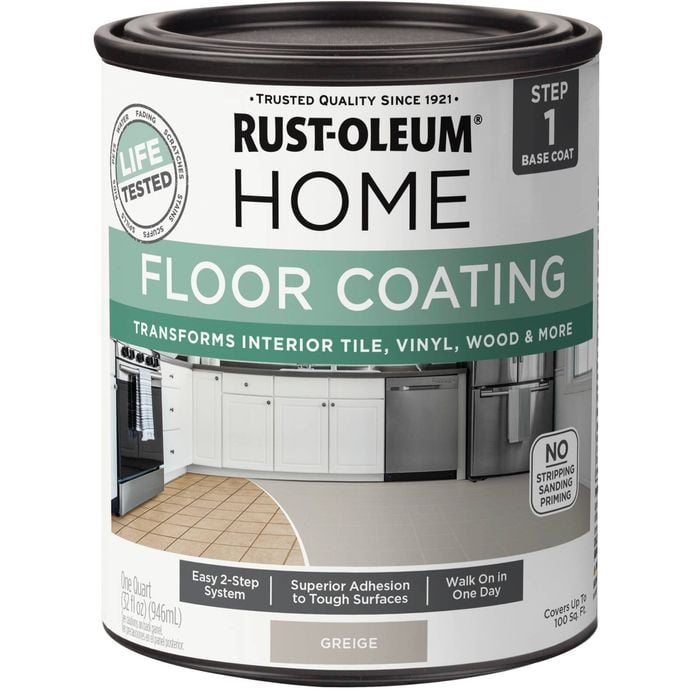 Rust-Oleum Home Floor & Tile Paint Matt Greige 946mL