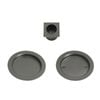 Windsor Graphite Nickel Round Passage Cavity Suite
