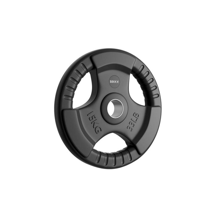 Brixx 15kg Tri-grip Olympic Weight Plates
