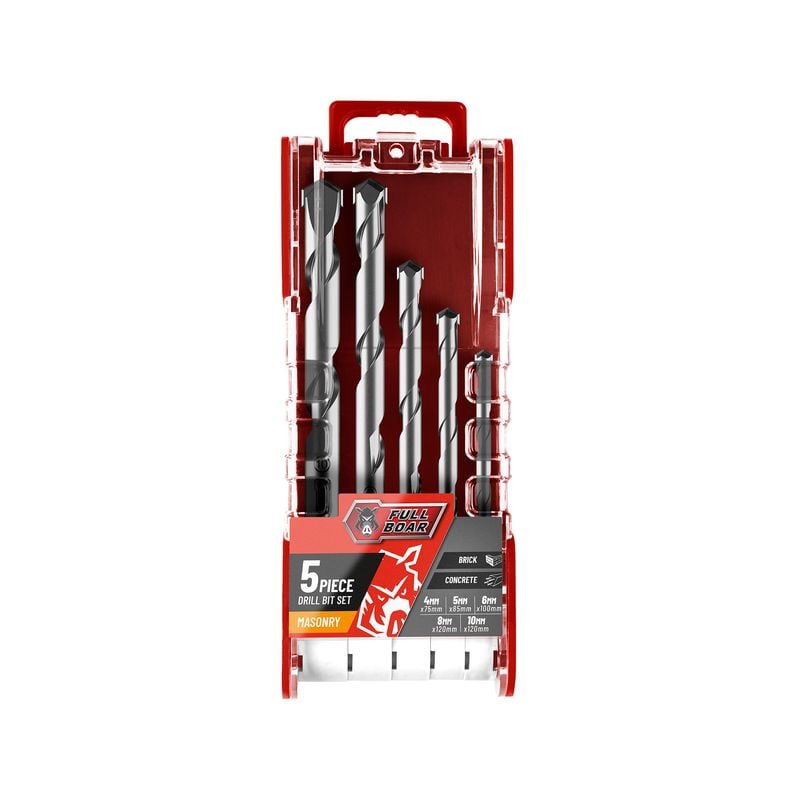 Masonry Drill Bit Set 5 Pce