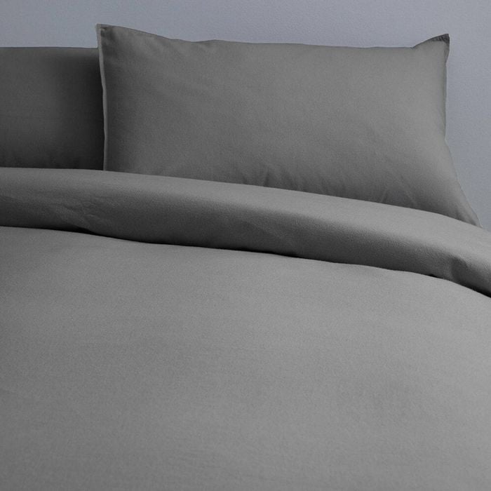 Canningvale Queen Cozi Cotton Quilt Cover Set - Ash