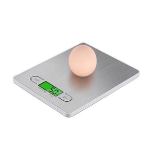 5Kg Electronic Kitchen Scale 1g Graduation Stainless Steel - White