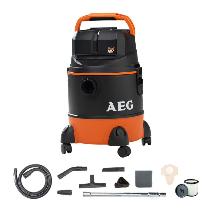 AEG Dual 18V 20L Wet and Dry Dust Extractor - Skin Only