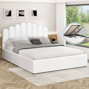 ALFORDSON Bed Frame Gas Lift Storage Base Double