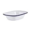 Olympia Enamel Pie Dish Rectangular 6 Pack 180x135mm Kitchen Bakeware