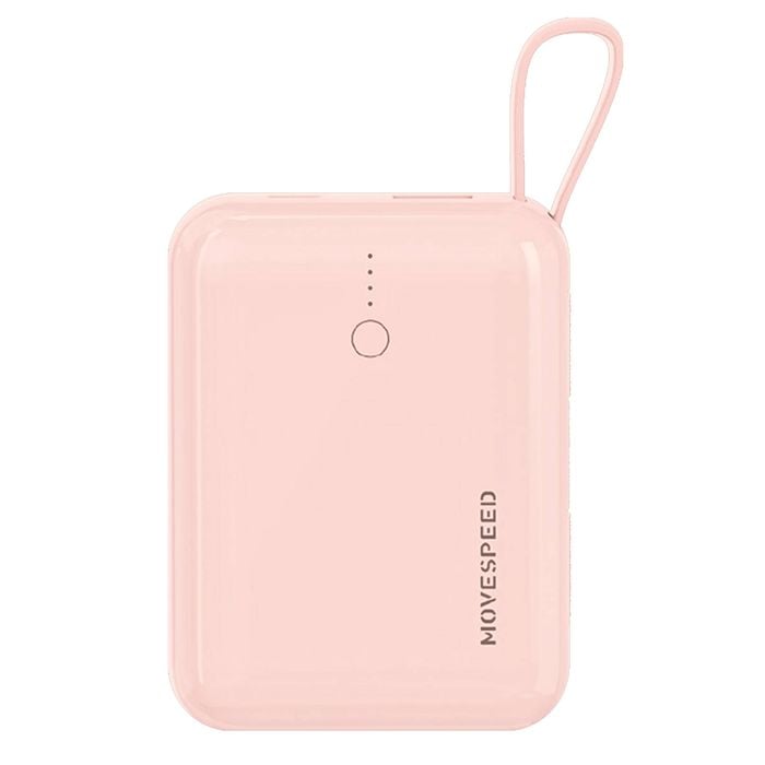 MOVE SPEED Mini Power Bank 10000mAh 22.5W - Pink