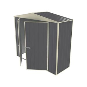 Build-a-Shed 2.3 x 0.8 x 2.3m Gable No Side Doors Shed - Grey