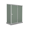 Absco Sheds 1.52 x 0.78 x 1.95m Pale Eucalypt Space Saver Single Door Garden Shed