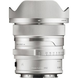 Sigma 20mm F/2 Dg Contemporary Lens - L-mount Silver