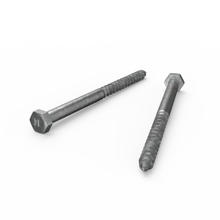 ZENITH M10 x 150mm Hot Dip Galvanised Hex Head Coach Screws