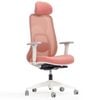 Desky Regal Mesh Office Chair - Coral Orange / Headrest