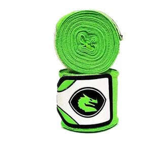 Morgan Mexico Elastic Short Boxing Hand Wraps - 108inch - 2.75m Long  (pair) [Lime Green]