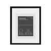 Frames & Hangers Mini Wall Hanging Sleek 21x26cm Postcard Picture Frame Black