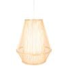 Natural Woven Bamboo Empire Pendant Lamp Hanging Light Bell Shade Boho Tropical