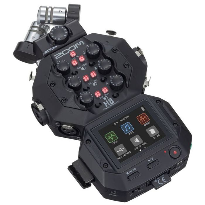 Zoom H8 Handy Audio Recorder (Black)