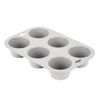 Vogue Muffin Pan Flexible Silicone 6 Hole Baking Tray Kitchenware