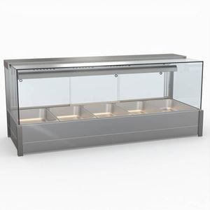 Bonvue Square Countertop Wet And Dry Bain Marie  - Hot Bain Marie (bm17sc)
