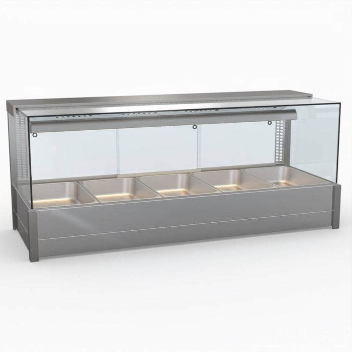 Bonvue Square Countertop Wet And Dry Bain Marie  - Hot Bain Marie (bm17sc)