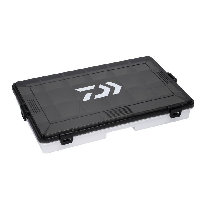 Daiwa 2022 DBox Smoke Colour Fishing Tackle Storage Box Large Regular
