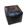 SOGA 40cm White Pier Leather Pillow with EPP Insert Home Decor