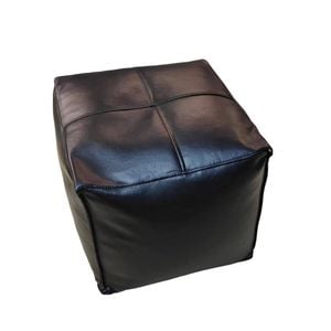 SOGA 40cm White Pier Leather Pillow with EPP Insert Home Decor