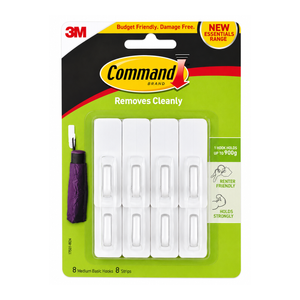 Command Medium Basics Hooks Value Pack - 8 pack