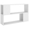 vidaXL Book Cabinet White Engineered Wood Home Organiser Storage Bookshelf