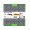 LickiMat Tuff Buddy Boredom Buster Cats Slow Feeder Mat Green