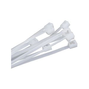 Kincrome 200mm Natural Self-Cut Cable Tie 100 Pack