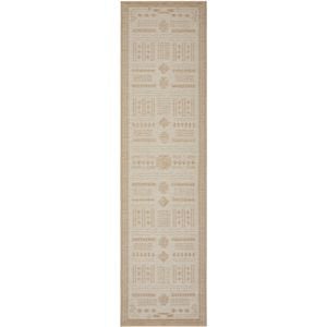 The Rug Connection Alfresco Ziggy Light Beige 400x80cm - Large Runner Pet Friendly Washable Outdoor Rug