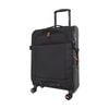 Reebok Pro Medium Leather Film Soft Shell Suitcase Travel Luggage 69cm Black
