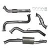 Ignite Exhausts Turbo Back For Nissan D40 Navara 2.5l Manual 3" Cat & Muffler Raw Aluminised Steel