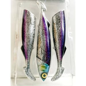 Entice TRex Bluewater Livies Soft Plastic Tuna Game Fishing Lure Purple