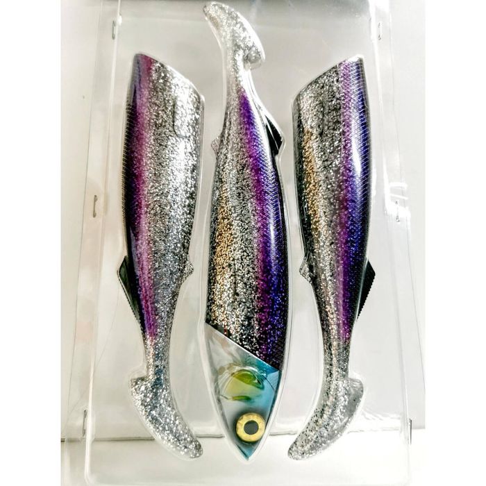 Entice TRex Bluewater Livies Soft Plastic Tuna Game Fishing Lure Purple