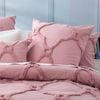 Renee Taylor Moroccan Cotton Chenille Blush European Pillowcase