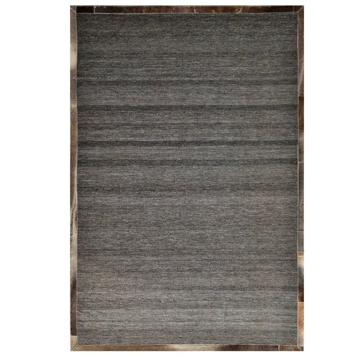 Modern Handwoven Rug-Signature 3636-Charcoal/Grey-110x160cm