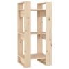 vidaXL Solid Wood Pine Book Cabinet/Room Divider Storage Shelf Rack Furniture