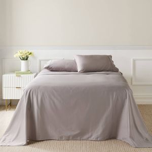 Ashton Super King Bed Sheet Set Mink MyHouse