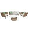 AMSTERDAM 4PC LOUNGE SETTING
